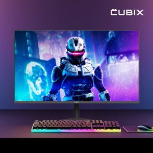 큐빅스 IPS패널 69cm(27인치) 시력보호 사무용 게이밍 컴퓨터 모니터 CX270F100