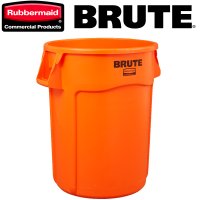 러버메이드 브루트 컨테이너 121L 오렌지색 주황색 BRUTE 부르트