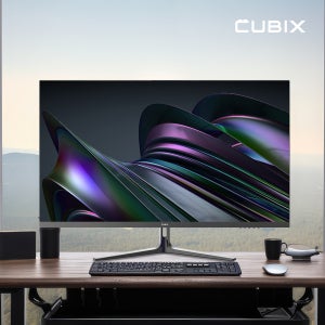 큐빅스 IPS패널 81cm(32인치) 4K UHD 고해상도 게이밍 컴퓨터 모니터 CX320U60