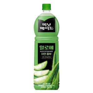 코카콜라 미닛메이드 알로에 1.5L PET 주스 과일 음료수