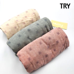 트라이 여성면팬티 국산 순면 60수 스판 여자팬티 맥시 편한 엄마 팬티 세트