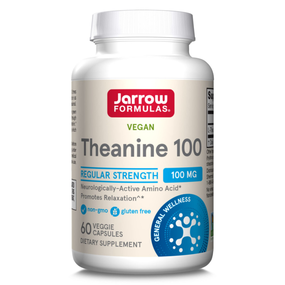 재로우 <b>Theanine 100</b> Regular Strength 100mg 베지 60캡슐