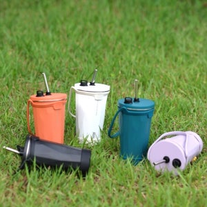 Lim401 대용량 흘리지않는 보온보냉 빨대텀블러 데코패치포함 나만의 레이저각인 우정템