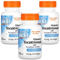 닥터스베스트 Vitamin E Tocotrienols 50mg 60소프트젤 3통