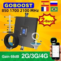 GOBOOST 듀얼 밴드 신호 부스터,휴대폰 셀룰러 앰프 키트,850 900 1800 19