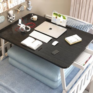 접이식 베드테이블 사이드 낮은 좌식 책상 70x48