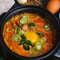 바지락 순두부찌개 밀키트 간편식 대용량 680g 국내산콩 100%