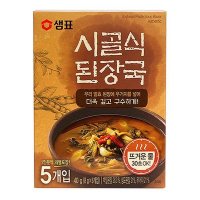 샘표 자취 팬트리 맛집 집반찬 시골식된장국 40g (8gx5개입) 1세트