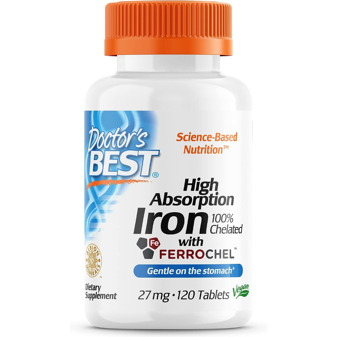 <b>닥터스베스트</b> 하이 앱솔션 <b>철분</b> 27mg 120 정