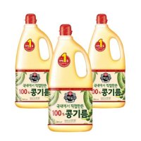 백설 콩기름 식용유 1.8L x 3개