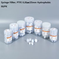 PTFE 소수성 시린지 필터 0.20㎛/25mm Hydrophobic 50PK