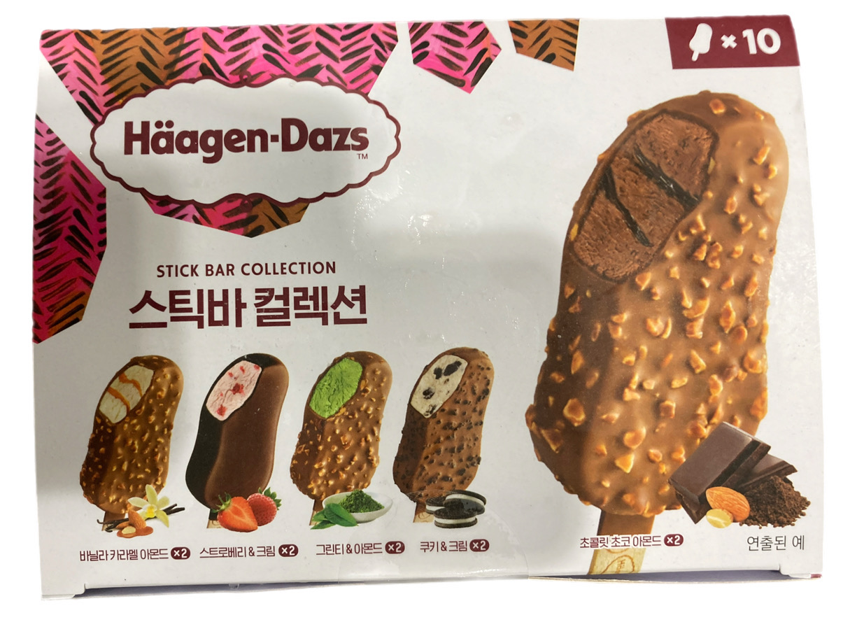 하겐다즈 스틱 바 컬렉션 800ml (80ml x 10개입) 코스트코 디저트 간식 haagen-dazs 택배 발송 불가 상품 (고양시, 서울 강서구, 파주시 전지역 무료 직배송)