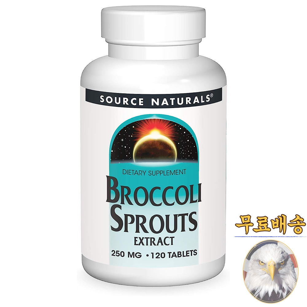소스내추럴스 <b>브로콜리 스프라우트 250mg</b> 120정