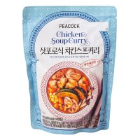 PEACOCK 삿포로식 치킨 스프 커리 400g 일본 카레