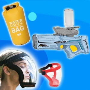 블루 풀세트 워터워즈 고스트샷 전동물총 자동물총