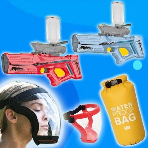 풀세트 물충전 워터워즈 고스트샷 전동물총 자동물총