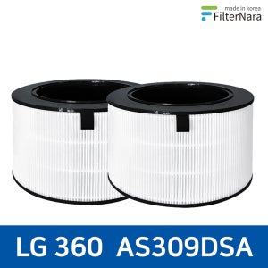 LG 퓨리케어 360 2단형 AS309DSA 공기청정기 호환 필터 프리미엄 골드필터