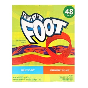 후룻 프룻 바이 더 풋 21g X 48개 코스트코 번들 테이프 과일 젤리