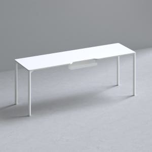 209애비뉴 제로데스크 에보 멀티 2000x600mm, 화이트+화이트