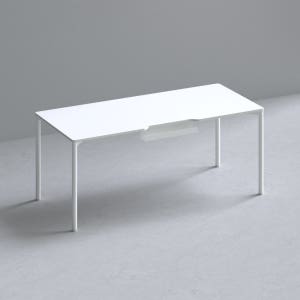 209애비뉴 제로데스크 에보 멀티 1800x800mm, 화이트+화이트