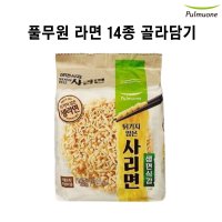 풀무원 라면 생면식감 사리면 튀기지않은 라멘 자연건면 5입 460g 멀티팩