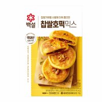 CJ 우리가족 찹쌀 호떡믹스 400g 간식만들기 홈디저트 꿀호떡 아이방학 빵 쿠키 과자 케이크