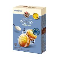 CJ 우리가족 백설머핀믹스500g 간식만들기 홈디저트 꿀호떡 아이방학 빵 쿠키 과자 케이크