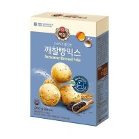 CJ 우리가족 오븐용깨찰빵믹스500g 간식만들기 홈디저트 꿀호떡 아이방학 빵 쿠키 과자 케이크