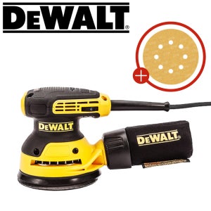 디월트 샌딩기 125mm 유선 원형 샌더 샌다기 전동 사포 목재 DWE6423