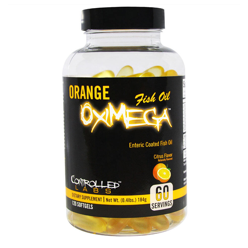 컨트롤드랩 <b>오렌지 옥시메가 피쉬 오일</b> 120정 Controlled Labs