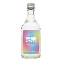 안동소주일품 제로슈거 25도 350ml 일품소주 제로소주 전통소주