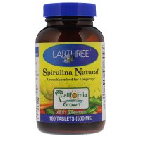 Earthrise 스피루리나 내추럴500Mg 180정