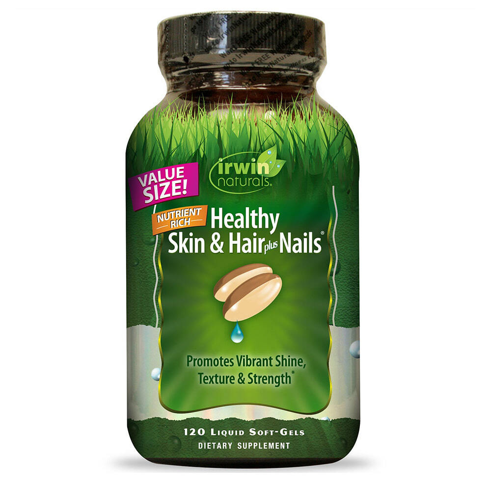 Irwin Naturals 헬시 스킨 헤어 네일 영양제 120정 <b>어윈</b>내츄럴