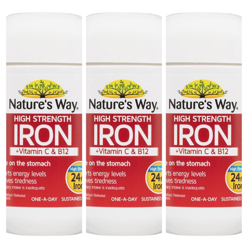 <b>네이쳐스웨이</b> 하이 스트랭스 아이론 <b>철</b> 30정 <b>Natures Way</b> High Lyr 3개