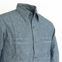 버즈릭슨 샴브레이 긴팔 클래식 워크 셔츠 br25995 Chambray Work Shirt