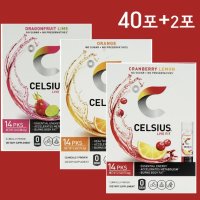 42 sticks 셀시어스 celsius 스파클링 온더고 에센셜 에너지 파우더