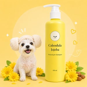 윤앤퍼피 강아지 샴푸 저자극 약용 애견 민감피부 목욕 올인원 300ml