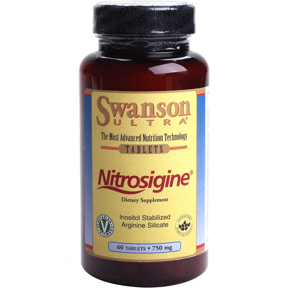 스완슨 <b>니트로시진</b> <b>아르기닌</b> 실리카 <b>이노시톨</b> 750mg 60정