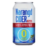 나랑드사이다 제로 345ml, 1캔