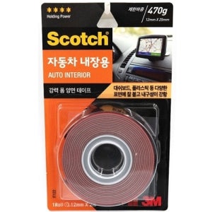 3M 스카치 강력 폼 양면 테이프 자동차 내장용 IT122 (12mmX2m)