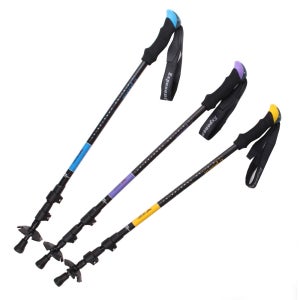 1+1 트레킹 듀랄루민 3단 등산스틱 7075 등산용 지팡이 스틱