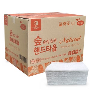 2겹 무형광 숲속의하루 네츄럴 핸드타올5000매