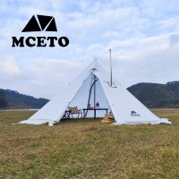 원터치 텐트 MCETO TX500Pro 초경량 티피 핫 스노우 스커트 포함 부시크래프트 하이킹 캠핑 어드벤처