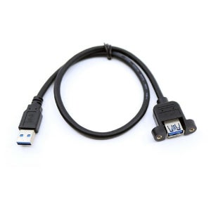 초고속 3.0 USB 나사 판넬 고정 연장 락 케이블 0.5M 3M