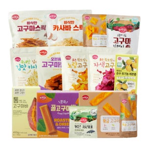 이더스 고구마말랭이 고구마스틱 고구마칩 서리태 과자 사무실 대용량 간식