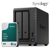 시놀로지 나스 DS723+2Bay NAS HAT3300 4TBX1EA 하드디스크 합본