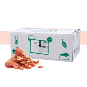 구운 리얼 베이컨칩 10kg, 1박스 업소용 대용량 벌크 크런치 크럼블 조각