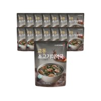 교동 소고기미역국 500g X 15개 시원하고 깔끔한 감칠맛 맑은국물