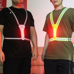 LED 안전조끼 작업복 야간반사 공사 야광 안전공사 형광조끼