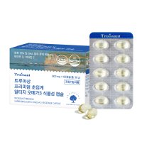 트루아상 프리미엄 초임계 알티지 오메가3 식물성 캡슐 600mg x 60캡슐 6개